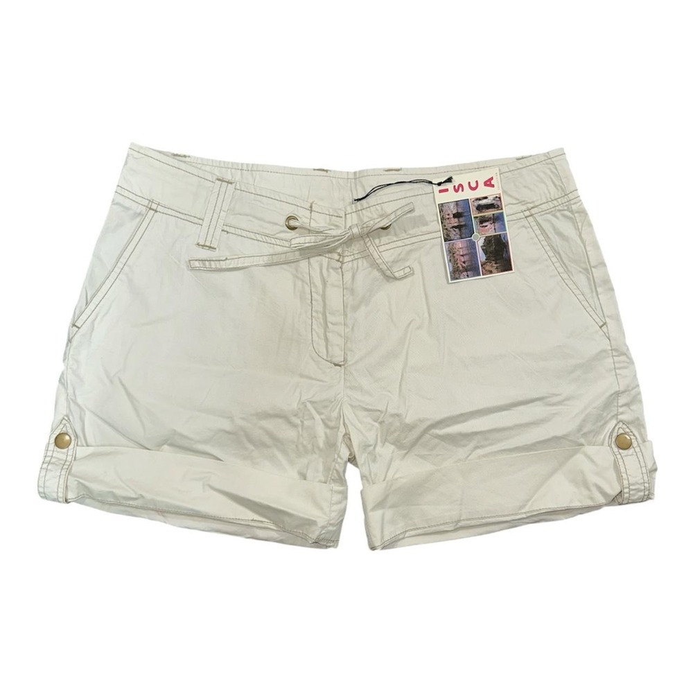 Isca Deadstock Y2K tan khaki cotton shorts with pockets - large